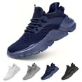 thumbnail image 1 of PPCHVOMEY Mens Athletic Shoes Running Non Slip Lightweight Breathable Sports Shoes for Gym Tennis Work Walking Comfort, 1 of 6