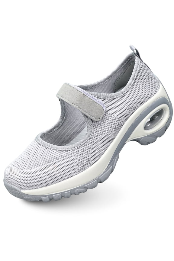 Mesh Mary Jane Shoes for Women with Arch Support Air Cushion Sole Mary Jane Flats for Dress & Walking Shoes