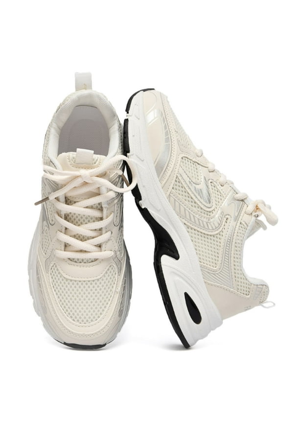 Vintage Casual Sneakers for Women Chunky Fashion Tennis Sneakers Breathable Lightweight Running&Walking Sneakers Unisex for Athletic Gym Workout