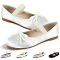 thumbnail image 1 of CHICVOMEY Vintage Flats for Women Comfort Ballet Flats Satin Up Dress Flats Comfort Casual Flats with Memory Foam Insole Wide Feet Friendly, 1 of 9