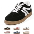 thumbnail image 1 of CHICVOMEY Vintage Sneakers for Women Casual Lace-Up Walking Sneakers Fashion Women Sneakers with Memory Foam Insole Non-Slip Tennis Shoes, 1 of 9