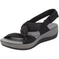 thumbnail image 1 of PPCHVOMEY Women's Flat Orthopedic Sandals Comfy Plantar Fasciitis Feet Sandals Beach Wide Width Arch Support & Ankle Strap Walking Wedge Sandals, 1 of 5