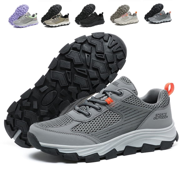PPCHVOMEY Women's Hiking Sneakers Breathable Lightweight Walking Shoes Orthopedic Support Arch Comfort Trail Running Gym Workout Shoes