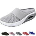 thumbnail image 1 of CHICVOMEY Women's Orthopedic Walking Shoes Air Cushion Slip On Mule Diabetic Friendly with Arch Support Non-Slip Platform Sole Breathable Mesh Sneakers for Women, 1 of 7
