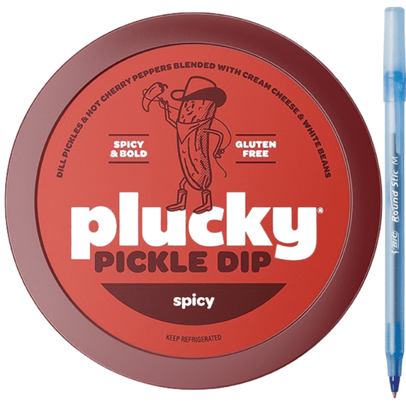 PPD Spicy Dip Kosher Dill Pickle Hot Cherry Pepper Cream Cheese Blend 7 oz