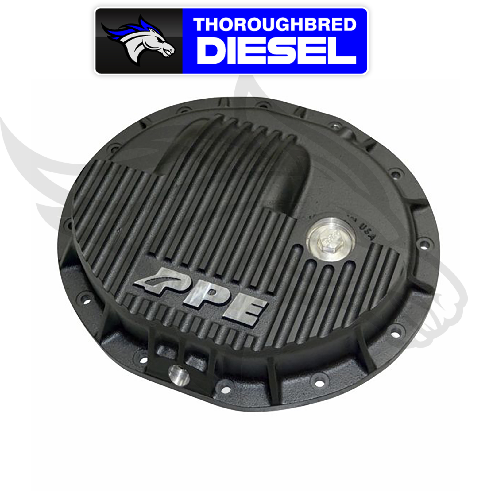 PPE Diesel 238042020 Heavy Duty Cast Aluminum Front Differential Cover