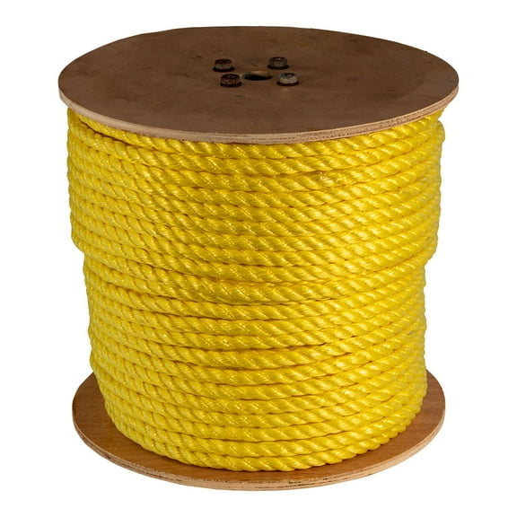 PPF 1/2" WR 3-Strand Polypropylene Rope Film 600 lf Reel
