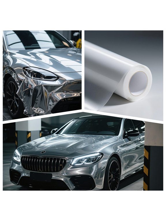 PPF Gloss Paint Protection Film 7.5 Mil 1X5 FT Vinyl Wrap Roll for Car Auto Truck Motorcycle Mirrors Headlights Door Handle