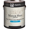 thumbnail image 1 of PPG Architectural 82-440-04 1 qt. Manor Hall Interior Satin Latex Paint, Ultra Deep Base, 1 of 1
