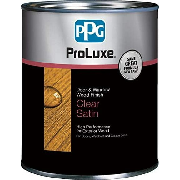 PPG  Door and Window Wood Finish, 1 Quart, 003 Clear Satin$$Tools & Hardware Other