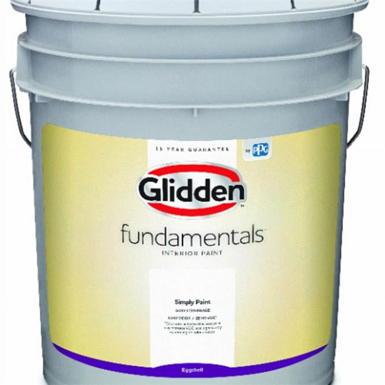 Glidden Essentials Interior Latex Paint Semi-Gloss White 5g
