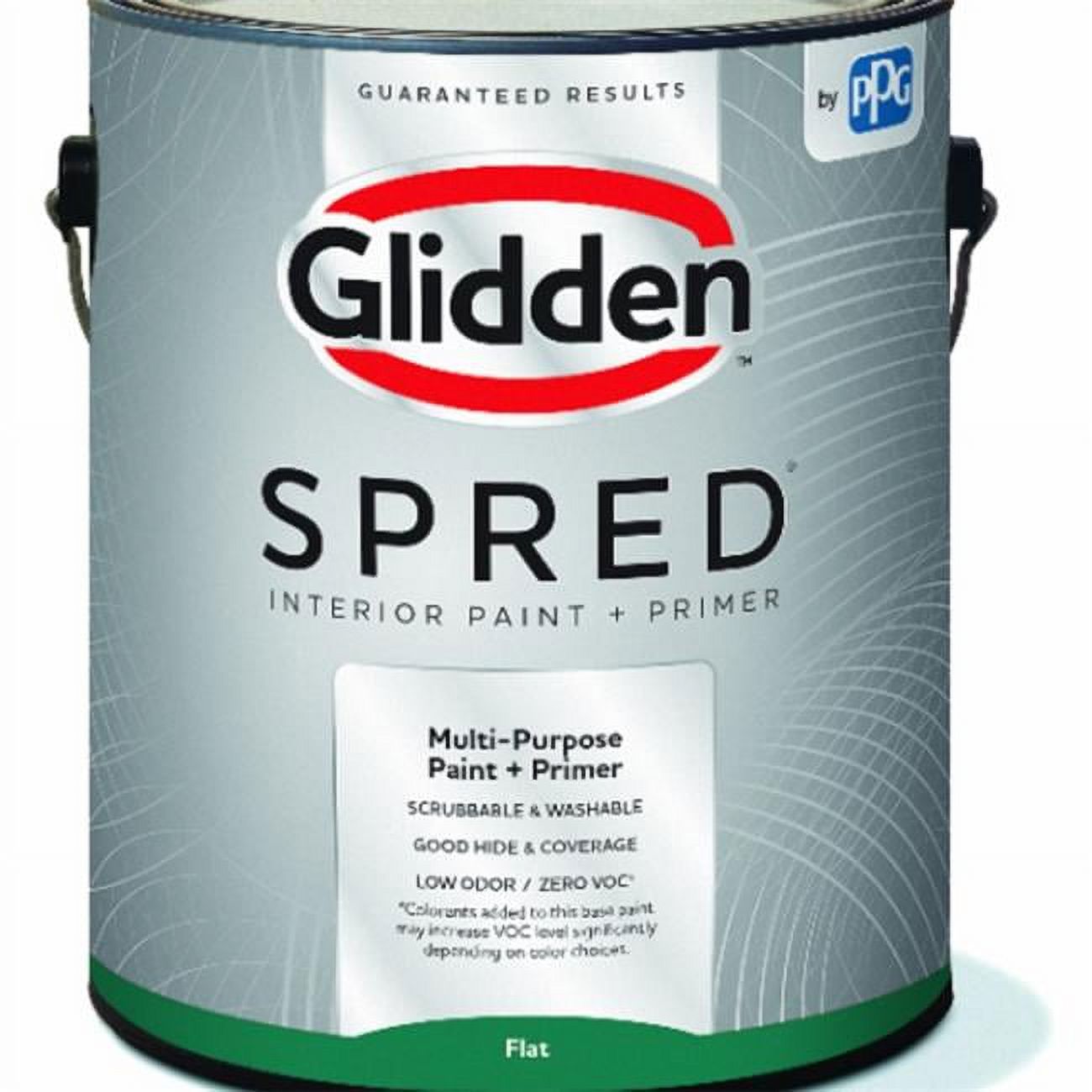 PPG Glidden GLSIN10WB01 Spred Interior Latex Flat White Pastel Base