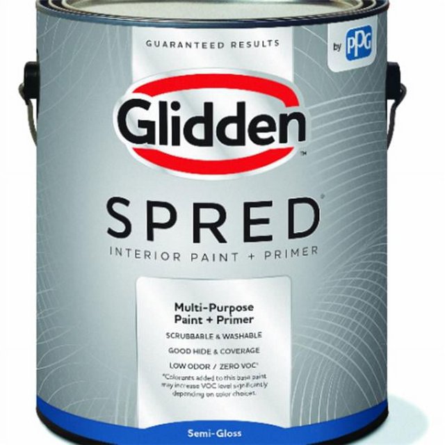 Glidden Spred Interior Paint + Primer SemiGloss Midtone Base 1 Gallon