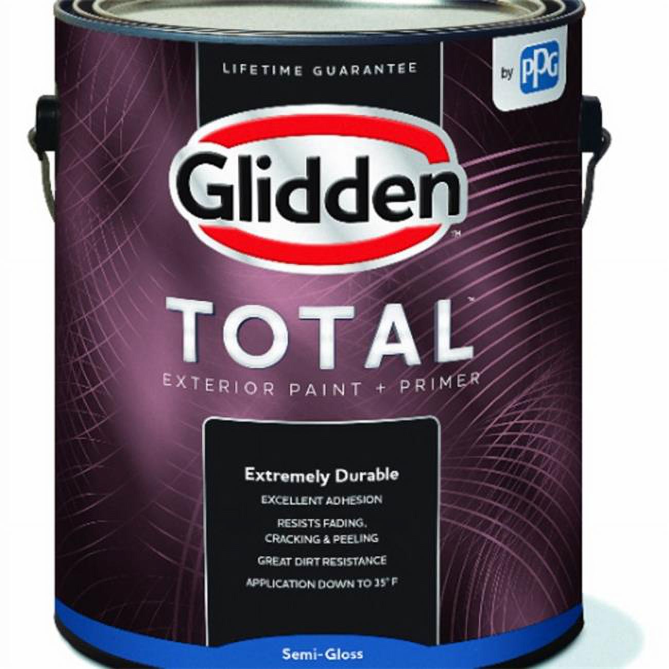 Glidden Total Exterior Paint + Primer SemiGloss Ultra Deep Base 1