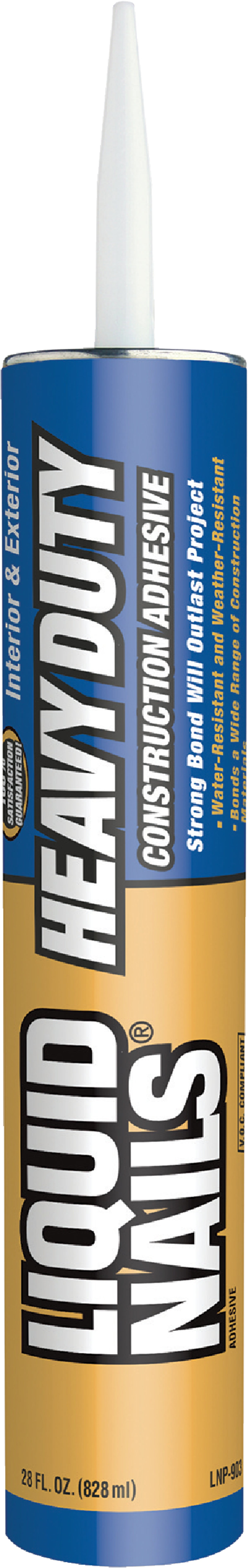 PPG Industries Liquid Nails Heavy Duty Construction Adhesive (Low VOC) 28 Oz., Tan