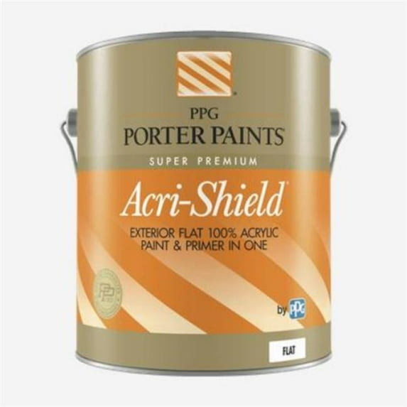 PPG Porter Paints PP6029-40-01 Exterior Acrylic Semi-Gloss Ultra Deep Base Paint - 1 gal - Pack of 4