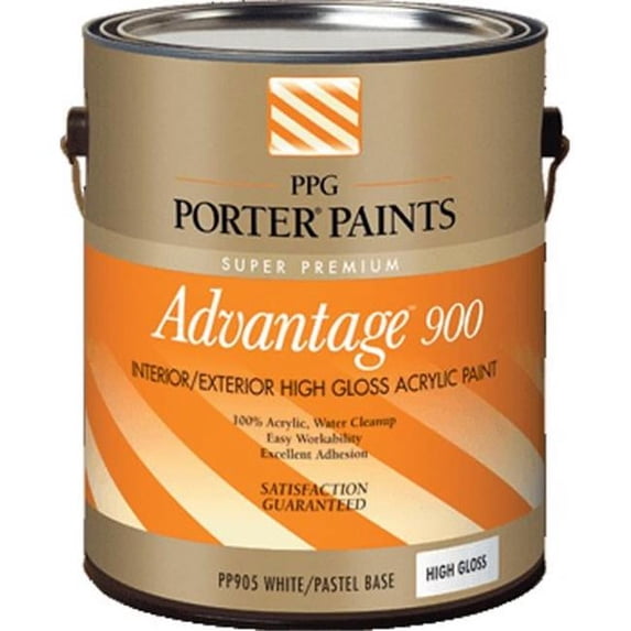 PPG Porter Paints PP908-04 Advantage Interior & Exterior Gloss Deep Base Paint - 1 qt.