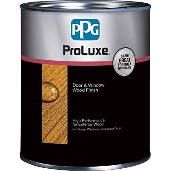 PPG ProLuxe Door and Window Wood Finish, 1 Quart, 009 Dark Oak$$Tools & Hardware Other