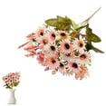 thumbnail image 1 of PPKVUFD 1 Bundle Fake Mums Artificial Fall Flowers for Outdoors Silk Daisy Floral Faux Mum Plants for Home Decor Indoor Outside Porch Pots Planters Potted Decorations, 1 of 9
