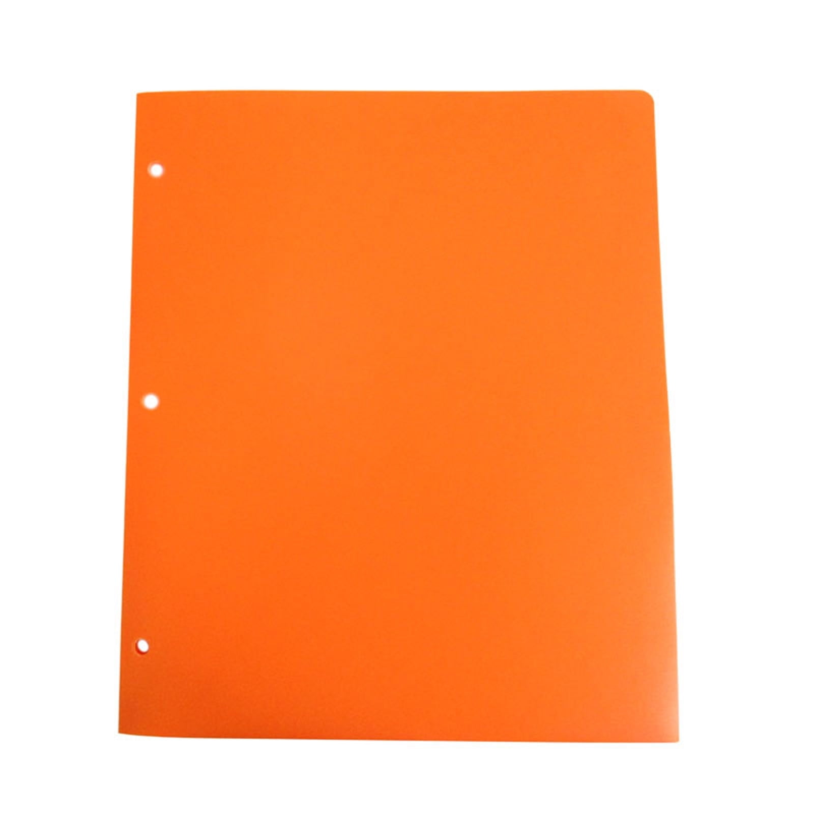 PPKVUFD 1 Pack Plastic Folders with Pockets 3 Hole Punched, Plastic ...