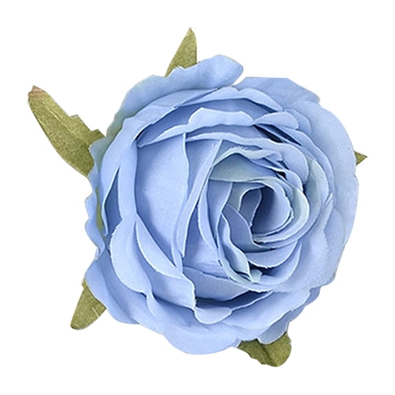 PPKVUFD 1 Pcs 2.76 inches Artificial Rose Flower Head Fake Rose Artificial Flower for Home DIY Flower Wall Party Birthday Decor