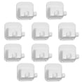 thumbnail image 1 of PPKVUFD 10 Pcs Razor Holders for Shower Self Adhesive Waterproof Shaver Razor Holders for Wall Removable & Reusable Loofah Hanger Hooks for Towels Accessories, Kitchen, Bathroom Use, 1 of 4