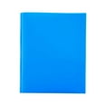 thumbnail image 1 of PPKVUFD 1Pc Blue Plastic Folders with Pockets and Prongs, 2 Pocket Plastic Folders with Prongs and Brads for Office, Home, and Work, Letter Size (Style1-Blue), 1 of 5