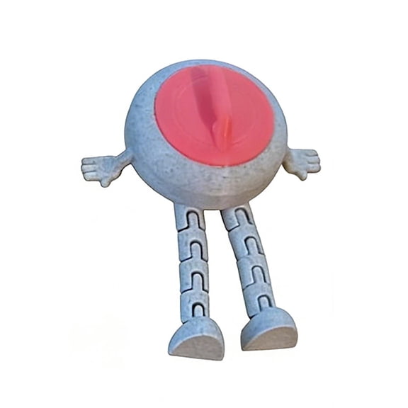 PPKVUFD 1Pc Curling Buddy - 3D Printed Articulated Curling Stone Figurine
