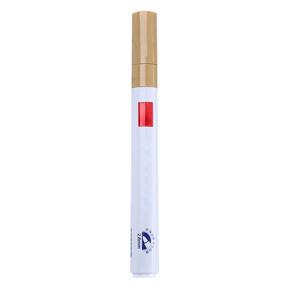 PPKVUFD 1Pc Oil-Based Paint Marker, Oil Paint Pens for Rock Painting,Glass, Wood, Plastic, Canvas, Paper, Metal, Ceramic, & Fabric, Gold