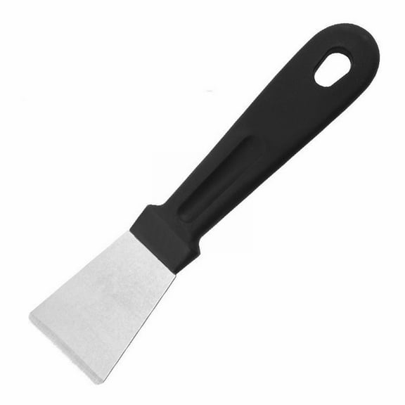 PPKVUFD 1Pc Stainless Steel Metal Scraper, Stove Top Oven Scraper Tool Non Scratch, Window Glass Scraper,Kitchen Cleaning,Glass Stripper,Putty,Grout,Sticker,Wallpaper, Paint,Cooktop,Straight