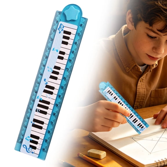 PPKVUFD 1Pcs 12-Inch Folding Ruler with Precision Marking & Zero-Centering for Sewing, Quilting, Crafting & Patternmaking - Clear Metric Ruler - Folds to 6”