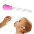 thumbnail image 1 of PPKVUFD 1Pcs Liquid Droppers Silicone Medicine Dropper for Feeding, Reduce Mess, Easy Way to Orally Administer Medication, 5ml, Pink, 1 of 8
