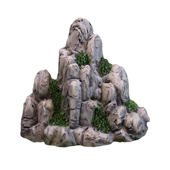 PPKVUFD 1Pcs Mini Rockery Zen Garden Accessories Mini Terrarium Decor, Miniature Mountain Bonsai Figurines for DIY Plant Pot