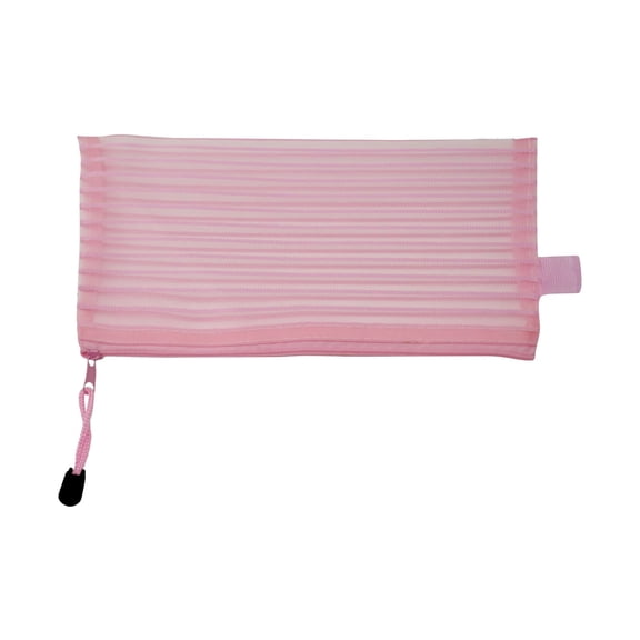 PPKVUFD 1Pcs Zipper Mesh Pouch Pencil Pouch, Mesh Zipper Pouch Bags, 9'' x 4.7'' Small Zipper Pouches Storage Bags for Cash, Cosmetics, Travel Organization
