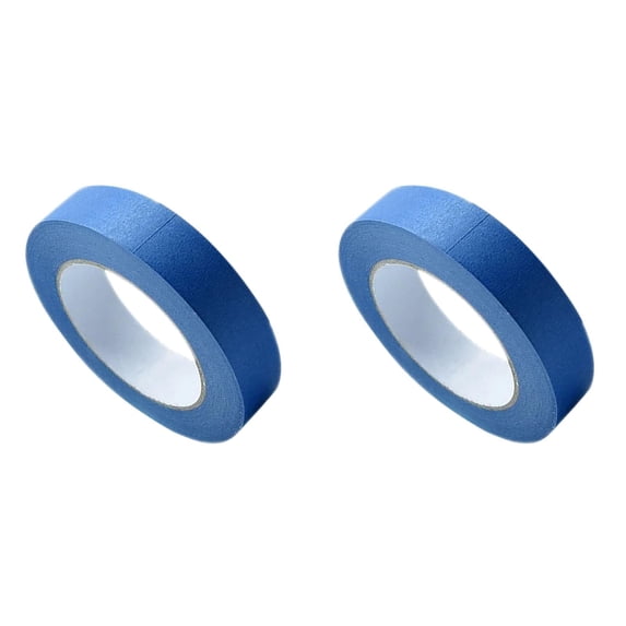 PPKVUFD 2 Rolls Painters Tape, Blue Tape, Masking Tape, Paint Tape for Multi-Purpose, Painting, Painter's, DIY Artist Crafts Arts (0.39in x 22yd) Decoration Labeling No Residue, Easy Removal