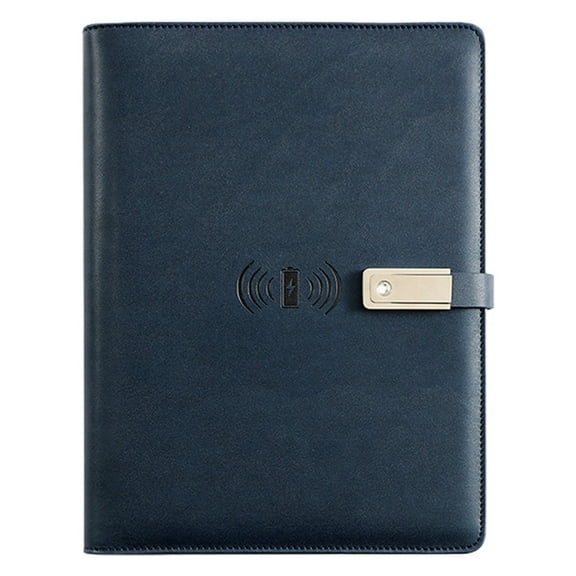 PPKVUFD 2026 Planner, Personalized Notebook with Power Bank &18W Wireless Charger,Travelers Notebook, Refillable Notebook, Professional Notebook