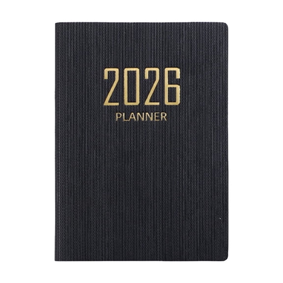 PPKVUFD 2026 Portable A7 Notebooks 365-Day Daily Weekly Schedule Notebook Calendar Journal Books, Portable Travel Journal & Scheduling Diary for Office Daily Use