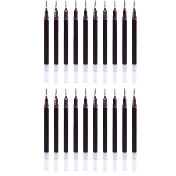 PPKVUFD 20Pcs Gel Ink Refills for Erasable Gel Ink Pen, Ball Gel Ink Refills for Erasable Pens Fine Point 0.7mm
