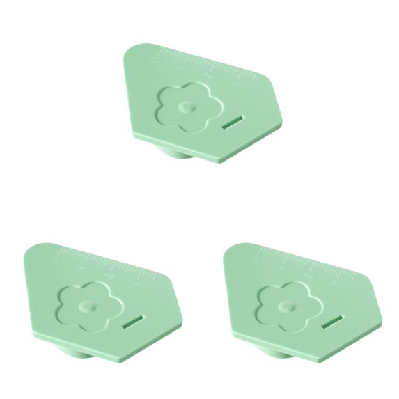 PPKVUFD 3Pcs Magnetic Seam Guide for Sewing Machine, Multifunctional Polygonal Hemmer Guide with Scale, Universal Sewing Accessories and Supplies