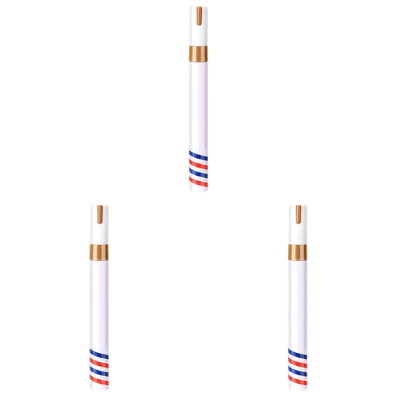 PPKVUFD 3Pcs Tombstone Marker Pens, for Restoring Faded Grave Inscriptions, Waterproof Strong Coverage Quick-Dry Fade-Resistant, for Gravestone Lettering,Memorial Inscriptions Restoration