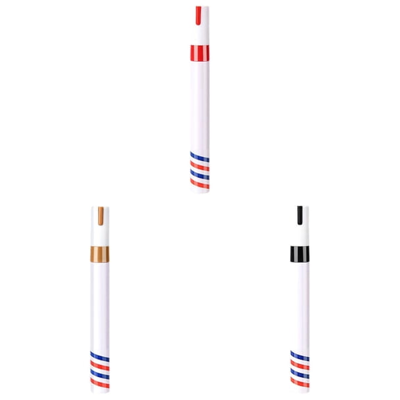PPKVUFD 3Pcs Tombstone Marker Pens, for Restoring Faded Grave Inscriptions, Waterproof Strong Coverage Quick-Dry Fade-Resistant, for Gravestone Lettering,Memorial Inscriptions Restoration
