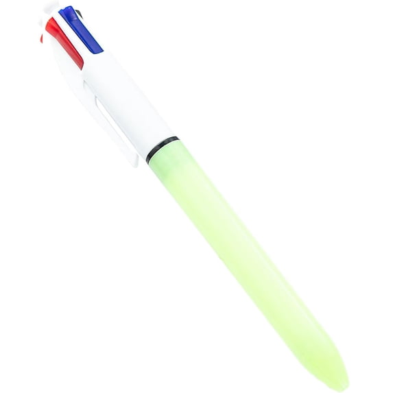 PPKVUFD 4-Color Retractable Ball Pens, 4-in-1 Colored Pens Medium Point 1.0mm, Long-Lasting Ink, Ballpoint Gift Pens for Planner Journaling, Mint Green, 1-Count