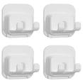 thumbnail image 1 of PPKVUFD 4 Pcs Razor Holder for Shower Self Adhesive Waterproof Shaver Razor Holder for Wall Removable & Reusable Loofah Hanger Hooks for Towels Accessories, Kitchen, Bathroom Use, 1 of 4