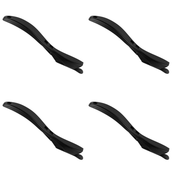 PPKVUFD 4PCS Wrapping Paper Cutter, Concealed Safety Sliding Cutter, Vinyl Gift Wrap Cutting Tool with Handle, Paper Cutter with Blades for Scrapbooking Christmas Wrap Roll Paper (Black)