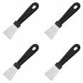 thumbnail image 1 of PPKVUFD 4Pcs Stainless Steel Metal Scraper, Stove Top Oven Scraper Tool Non Scratch, Window Glass Scraper,Kitchen Cleaning,Glass Stripper,Putty,Grout,Sticker,Wallpaper, Paint,Cooktop,Straight, 1 of 7