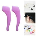 thumbnail image 1 of PPKVUFD 5 Pairs Eyeglass Ear Grips - Eye Glasses Ear Grippers Anti-slip Holder, Silicone Ear Hook, Glasses Ear Grip Sleeve Retainer for Sports Glasses, Sunglasses Presbyopia Eyeglass, Pink, 1 of 5