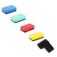 thumbnail image 1 of PPKVUFD 5 Pcs Chalkboard Eraser, Chalk Eraser Chalk Board Chalkboard Erasers Dust Free for Blackboard Dry Whiteboard Magnetic Reusable for Markers, Home and Office (Yellow+Red+Green+Blue+Black), 1 of 8