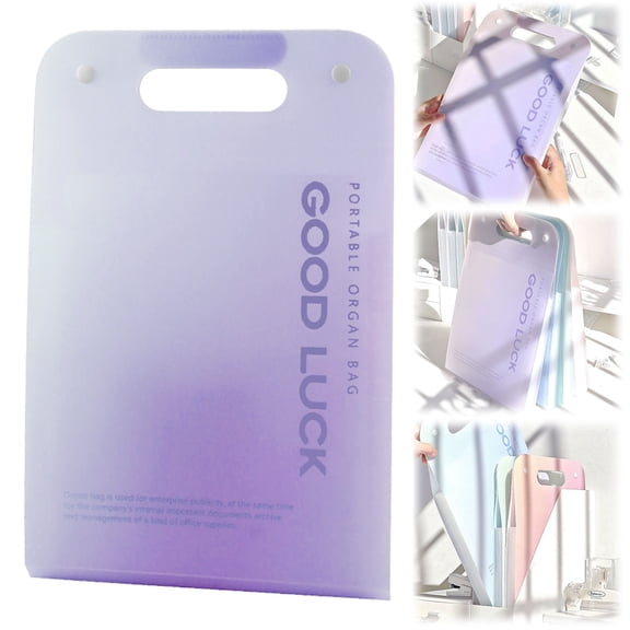 PPKVUFD A4 Paper and Scrapbook Storage Organizer, Expandable, Organizer with Handle and Portable Design, Holds Scrapbook and Craft Paper, Vinyl and Mats, Photos, Cardstock