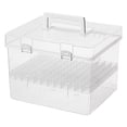 thumbnail image 1 of PPKVUFD Clear 120 Slot Plastic Carrying Marker Case Holder Storage Organizer Box for Paint Sketch Markers--Fits for Markers Pen from 12mm to 16mm Diameter, 1 of 9