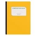 thumbnail image 1 of PPKVUFD Composition Notebook: Wide Ruled Composition Notebook for College, Office, Work | 200 Pages (100 Sheets) | 9-3/4 x 7-1/2 | 04-Yellow, 1 of 9